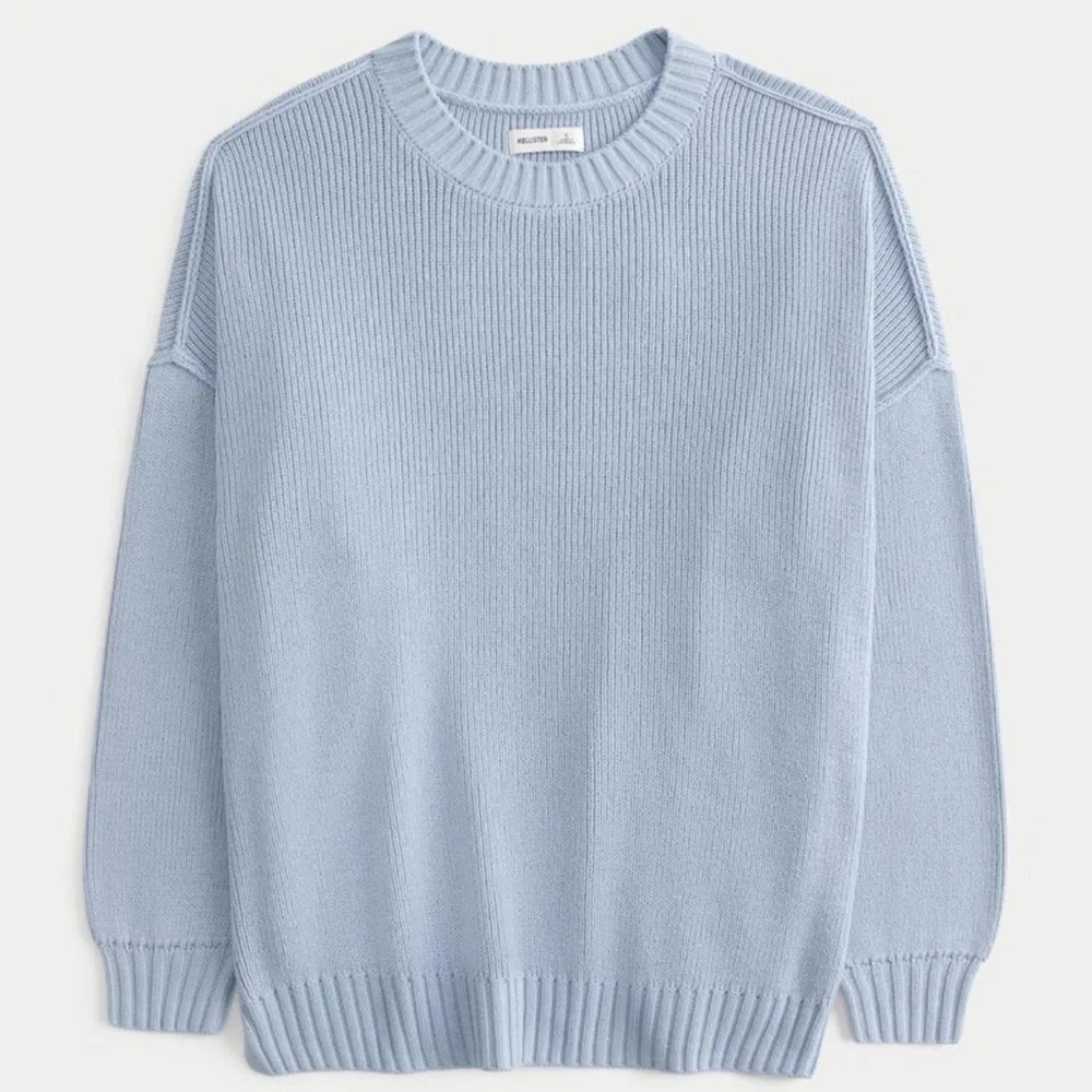 Hollister Co. Women's Dusty Blue Oversized Sweater XL NWT - Picture 2 of 6